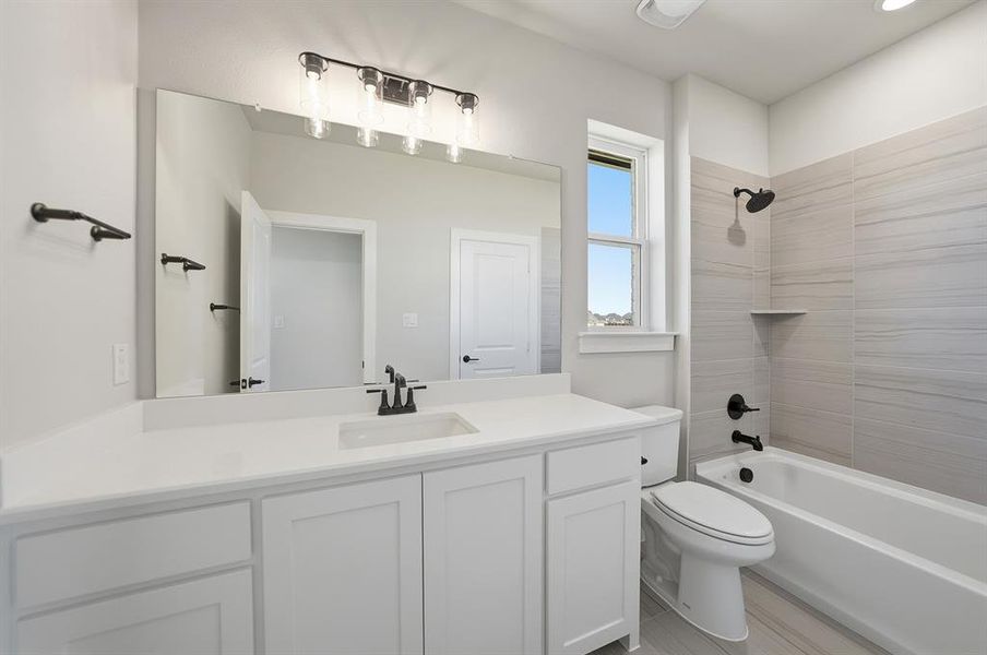 Furnished interior view inside a new home in , Prosper (Image 10).