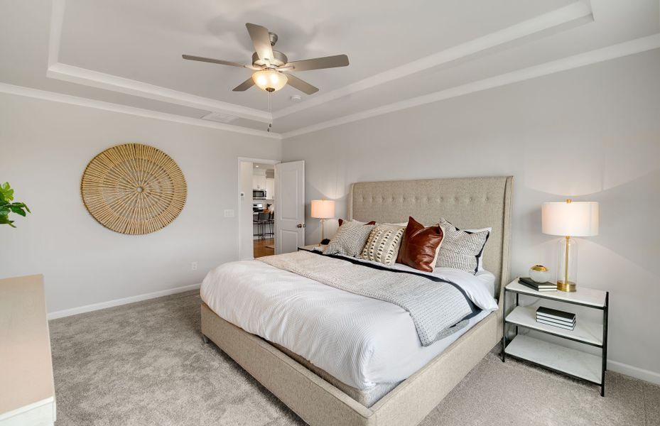 Representative furnished interior of a home built from the Rosemont by Pulte Homes in Bennett Park, Grayson (Image 59).