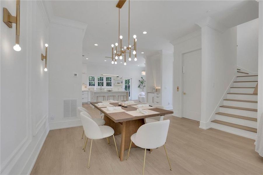 Furnished interior view inside a new home in , Sugar Hill (Image 21).