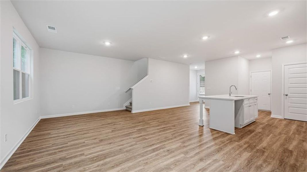 Spacious, unfurnished interior of a new home in Brookland Commons, Monroe (Image 25).