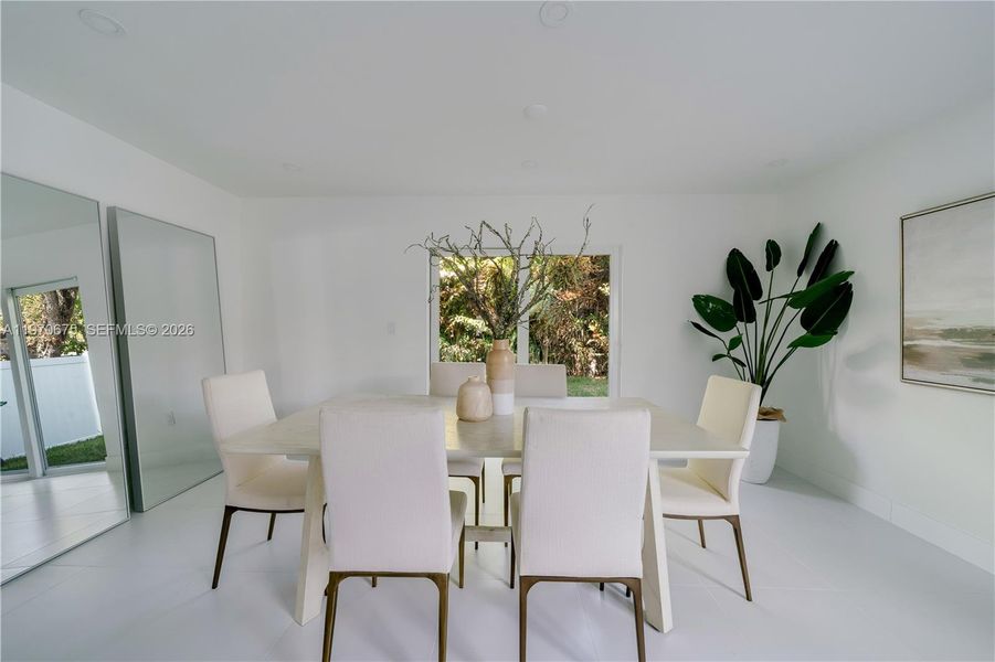 Furnished interior view inside a new home in , Miami (Image 16).