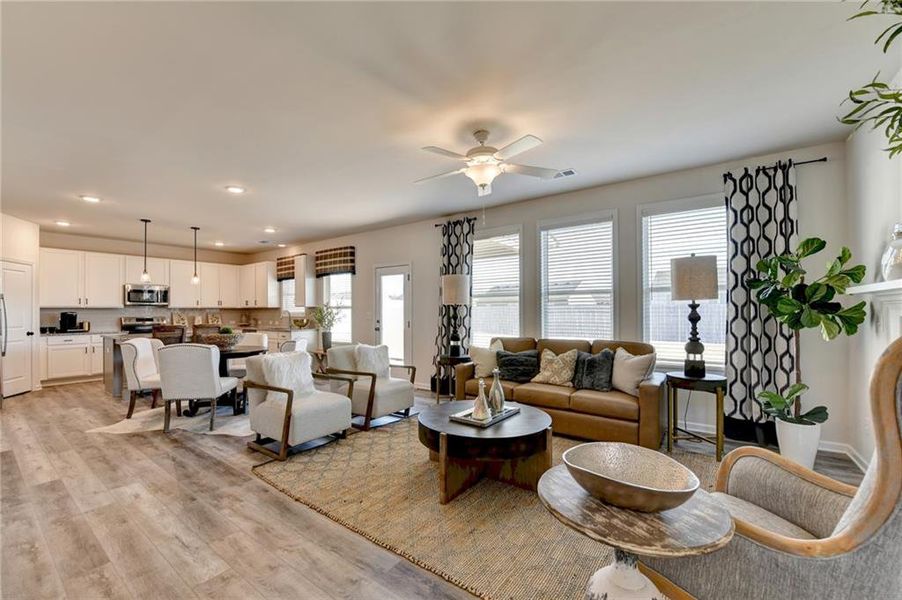 Furnished interior view inside a new home in , Auburn (Image 17).