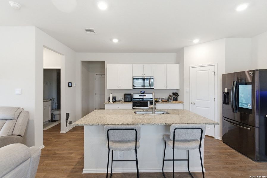 Furnished interior view inside a new home in Langdon, San Antonio (Image 11).