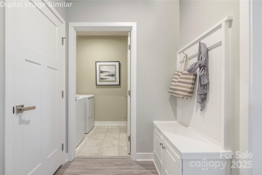 For a busy family on the move, the family entrance is your command center! Stash gym gear, bats, and basketballs in the storage closet, while the coat closet keeps winter coats, uniforms, and shoes perfectly sorted. Add an optional arrival center for next-level organization!