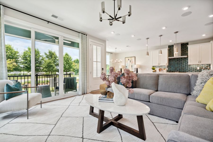 Furnished interior view inside a new home in Seven Oaks, Belmont (Image 14).