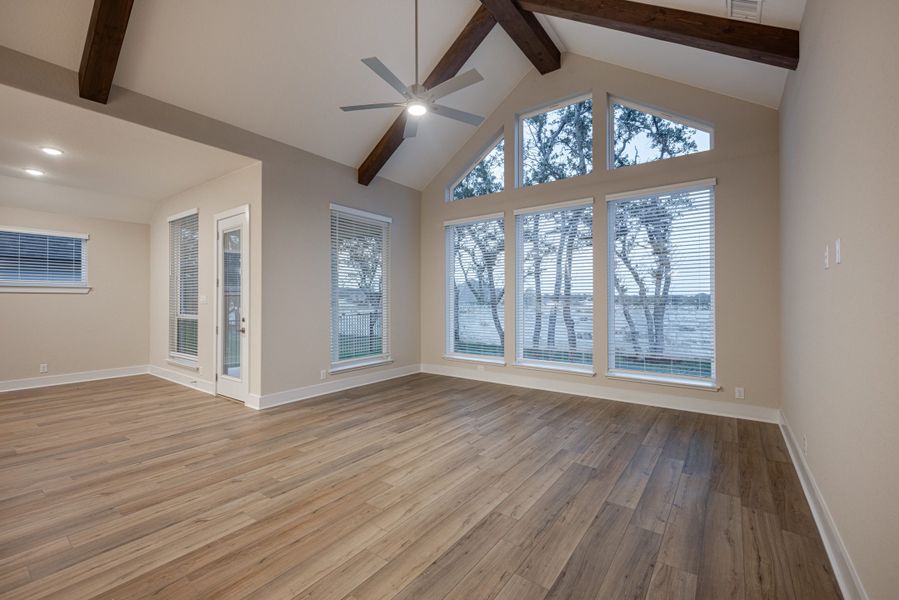Representative unfurnished interior of a home built from the Mackenzie by Chesmar Homes in Harvest Hills, Marion (Image 20).