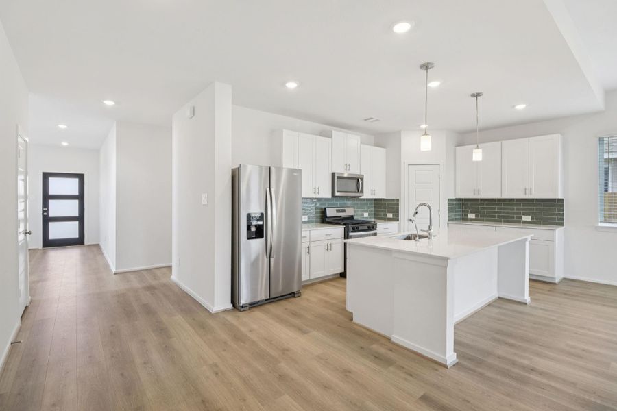 Furnished interior view inside a new home in Landing Meadows - Premier Series, New Caney (Image 5).