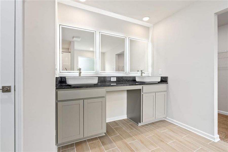 Furnished interior view inside a new home in Crossvine Village, LaGrange (Image 4). Furnished interior view inside a new home in Crossvine Village, LaGrange (Image 4).