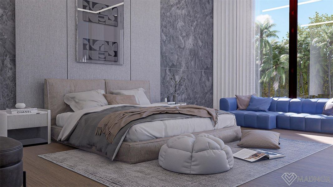 Furnished interior view inside a new home in , Weston (Image 6).