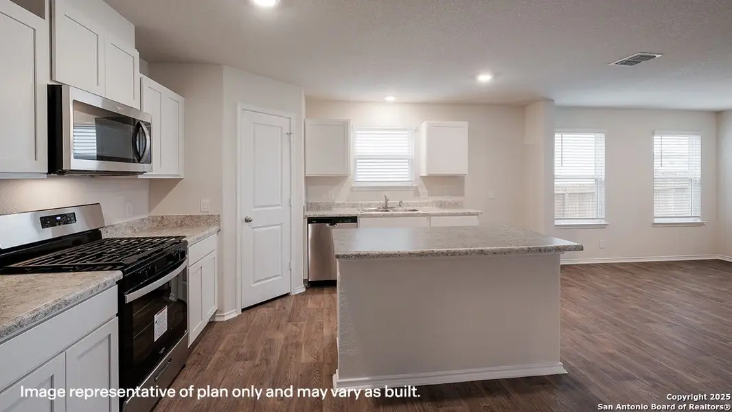 Furnished interior view inside a new home in Redbird Ranch, San Antonio (Image 6).