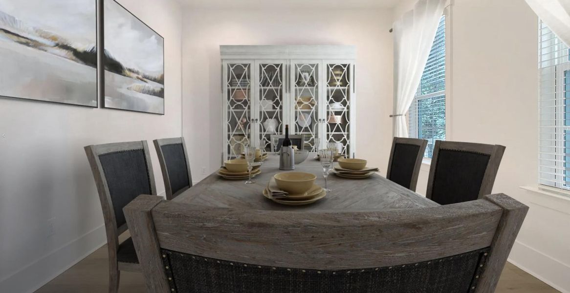 Furnished interior view inside a new home in , Johns Island (Image 9).