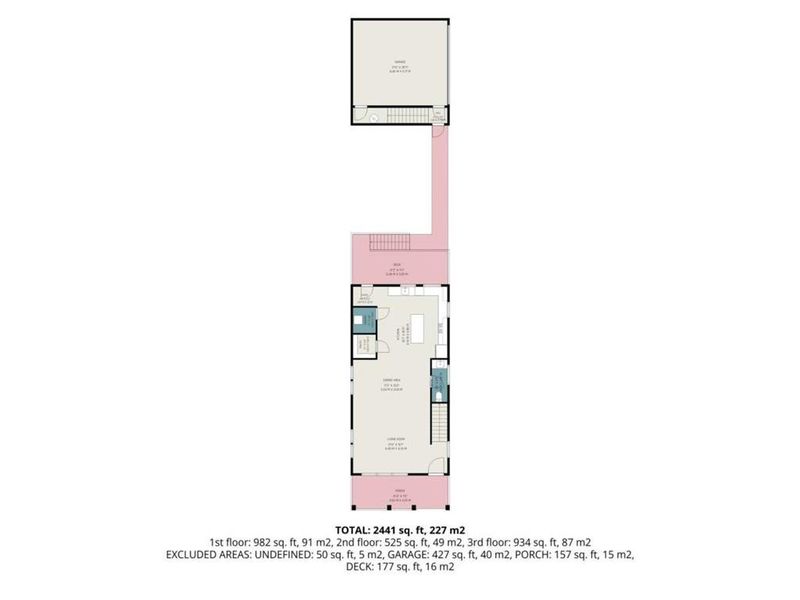 2D floor plan layout of this home in , Atlanta, GA (Image 24).