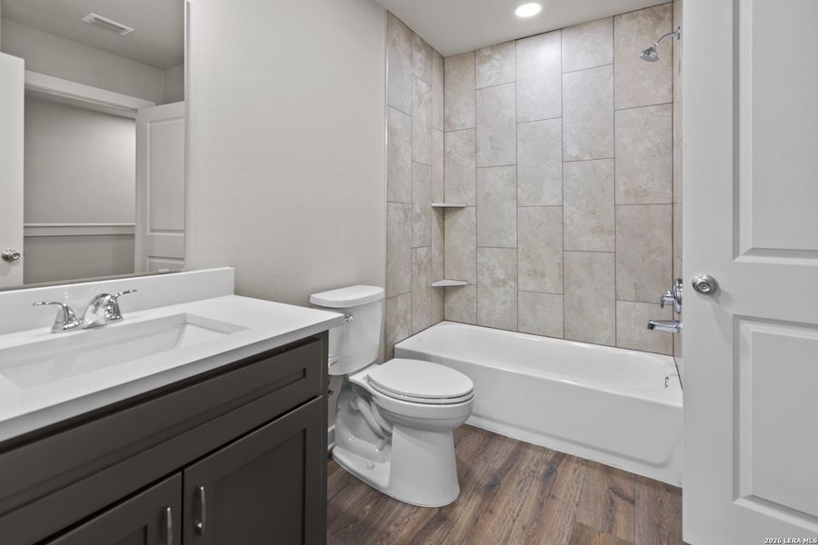 Furnished interior view inside a new home in , San Antonio (Image 4).