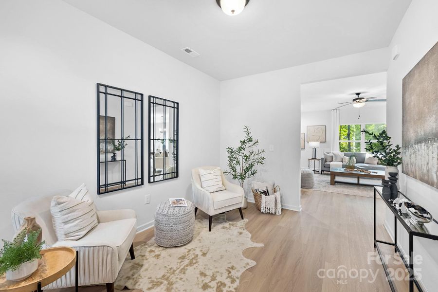 Furnished interior view inside a new home in , Huntersville (Image 10). Furnished interior view inside a new home in , Huntersville (Image 10).