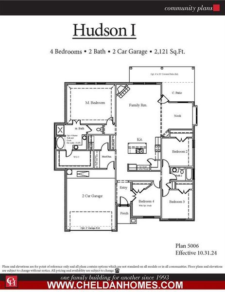 Hudson - floorplan - 130 Loveta Ln.