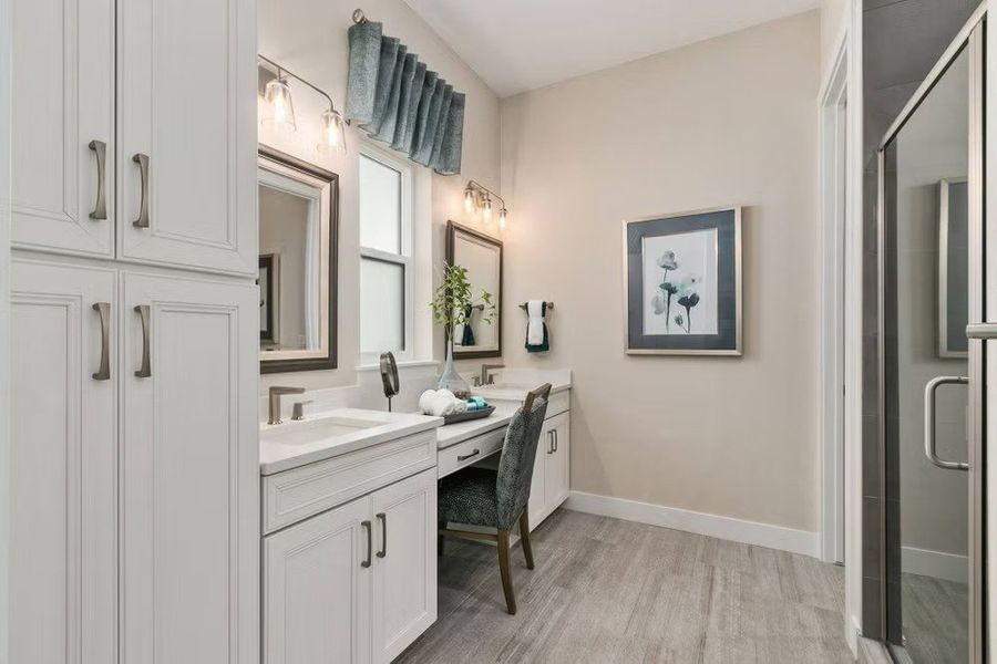 Furnished interior view inside a new home in Pelican Shores at Water Valley, Windsor (Image 6). Furnished interior view inside a new home in Pelican Shores at Water Valley, Windsor (Image 6).