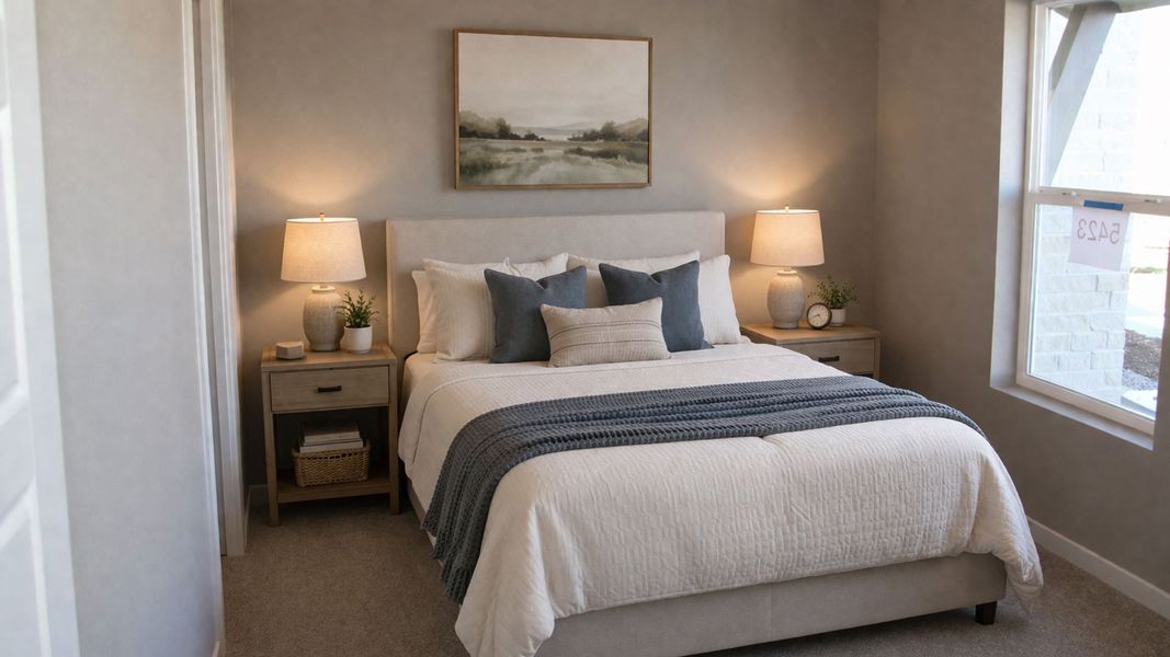 Furnished interior view inside a new home in Windler Townhomes, Aurora (Image 8).