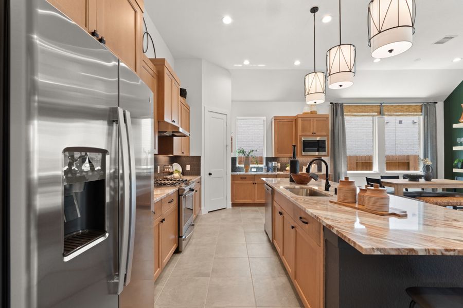 Furnished interior view inside a new home in Artavia, Conroe (Image 15).