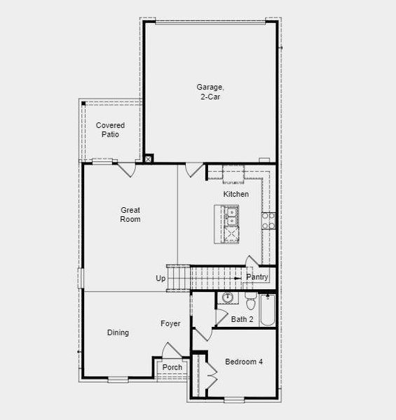 Structural options added include: covered back patio.