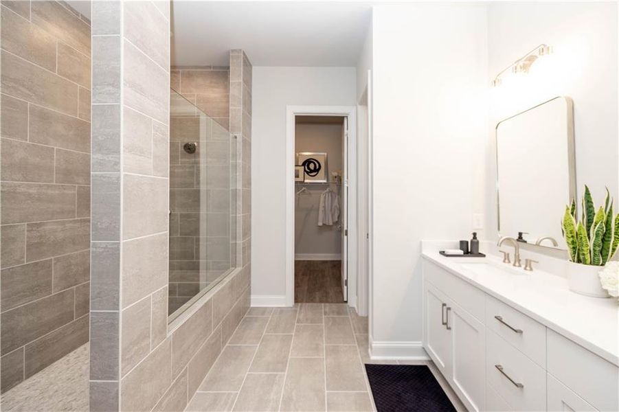 Furnished interior view inside a new home in Promenade at Sawnee Village, Cumming (Image 29).