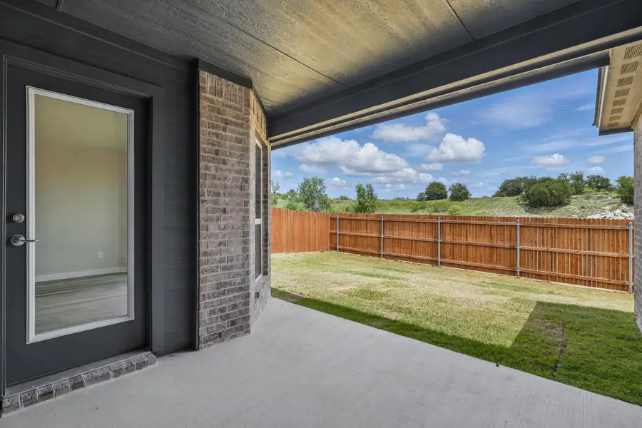 Representative exterior details of a home built from the McKinley I by Cheldan Homes in Horizons at Bankston Estates, Venus (Image 3).