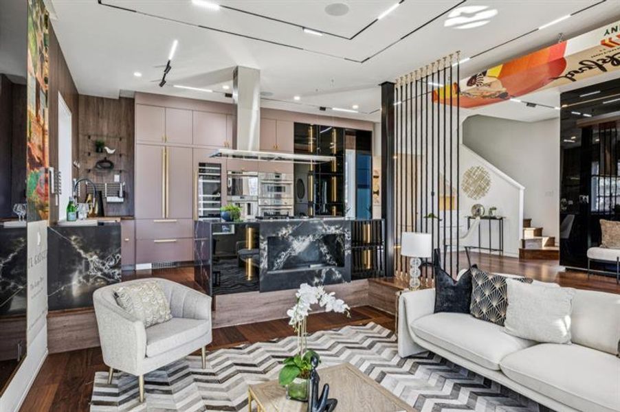 Furnished interior view inside a new home in , Atlanta (Image 15).