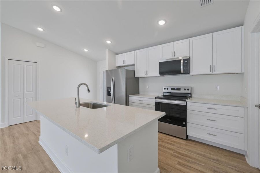Furnished interior view inside a new home in Cape Coral, Cape Coral (Image 8). Furnished interior view inside a new home in Cape Coral, Cape Coral (Image 8).