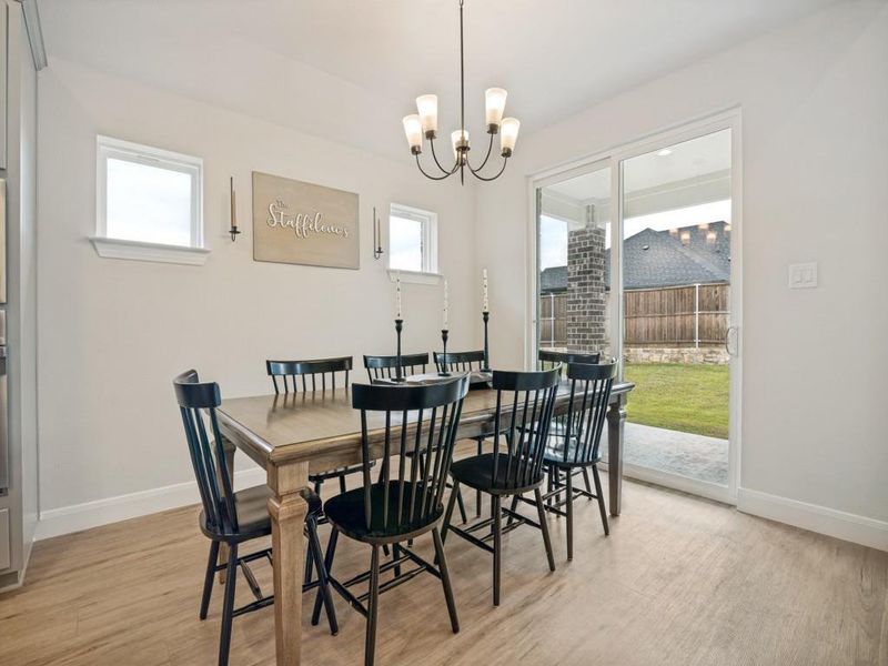 Furnished interior view inside a new home in , Royse City (Image 11).