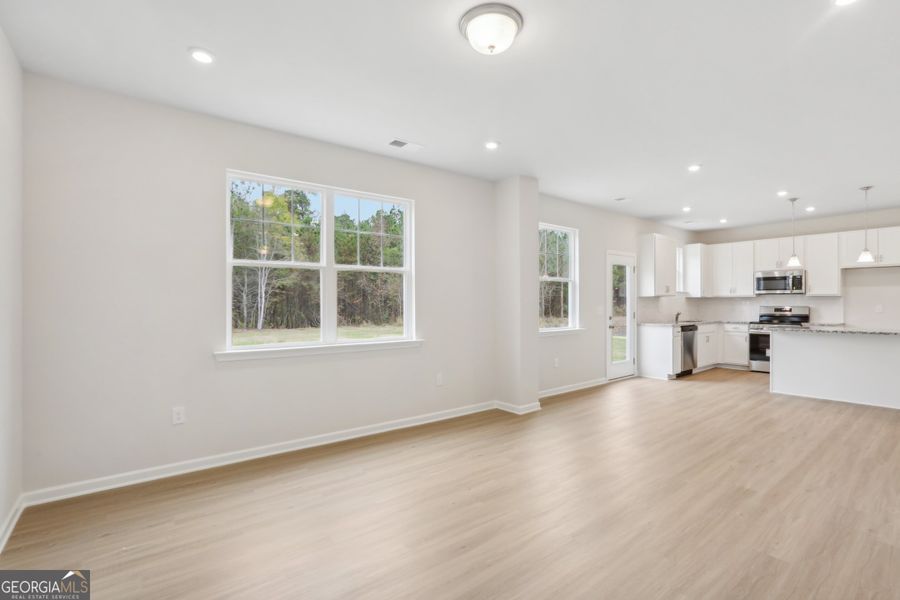 Spacious, unfurnished interior of a new home in Bryson Farms, Byron (Image 8).
