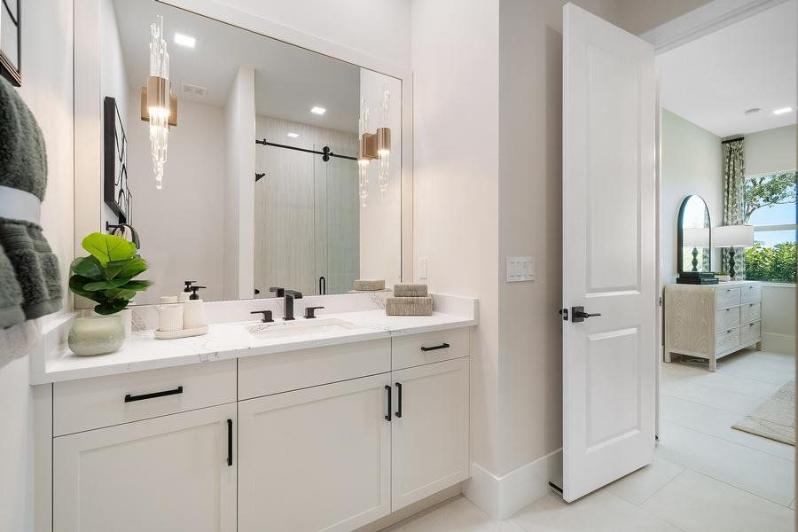 Representative furnished interior of a home built from the Riviera by GHO Homes in The Reserve at Grand Harbor, Vero Beach (Image 76).