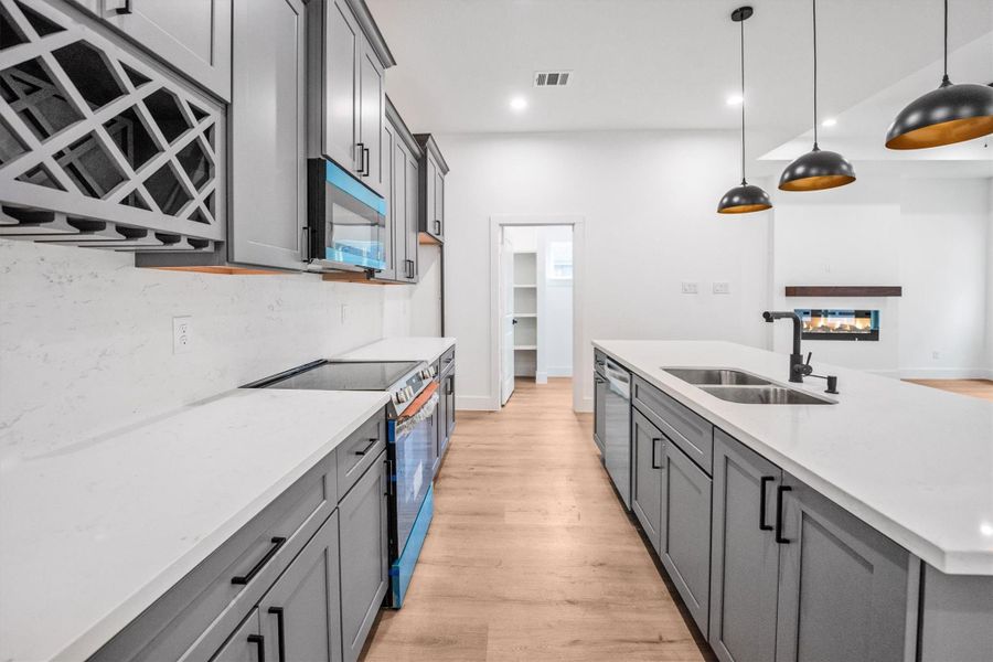 Furnished interior view inside a new home in , Montgomery (Image 14). Furnished interior view inside a new home in , Montgomery (Image 14).