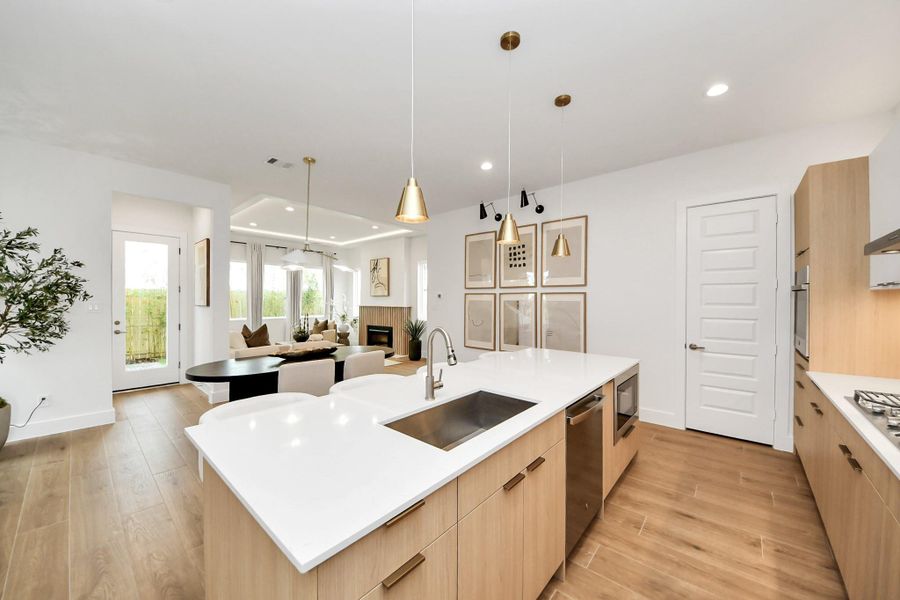 Furnished interior view inside a new home in , Houston (Image 4).