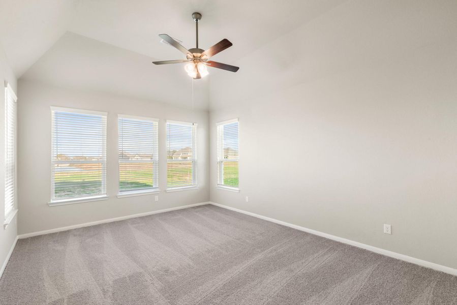 Spacious owner's suite