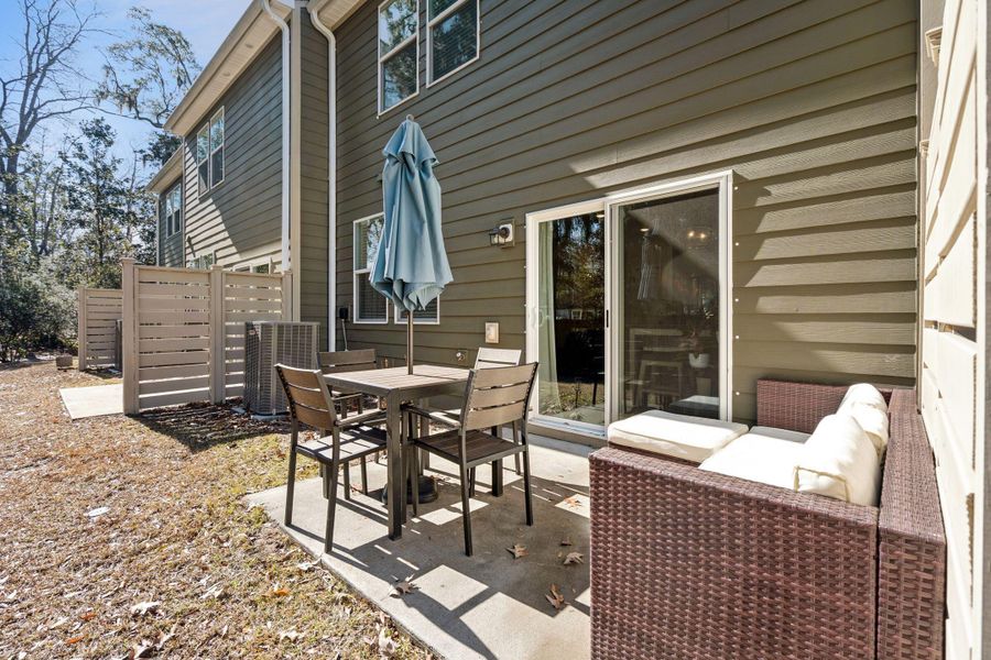 Exterior details and patio area of a home in , North Charleston (Image 25). Exterior details and patio area of a home in , North Charleston (Image 25).