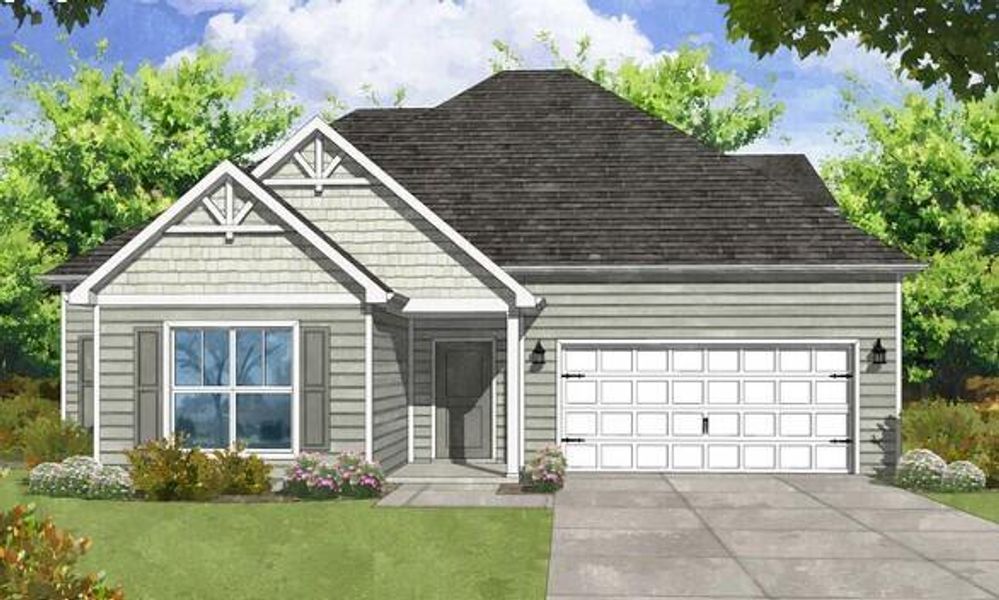 Exterior rendering of this home design in , Summerville, SC (Image 1). Exterior rendering of this home design in , Summerville, SC (Image 1).