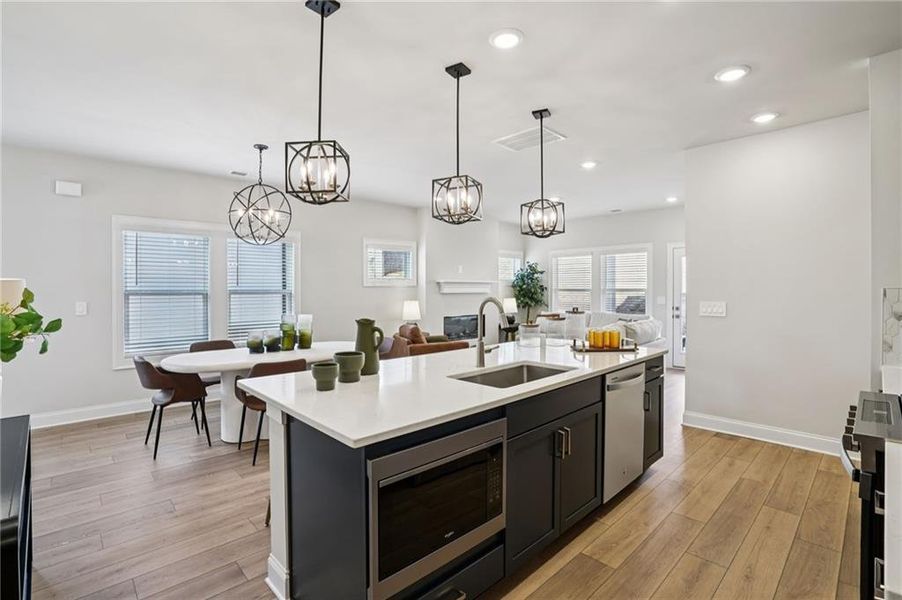 Furnished interior view inside a new home in Hemingway - Reserve Series, Cumming (Image 6).