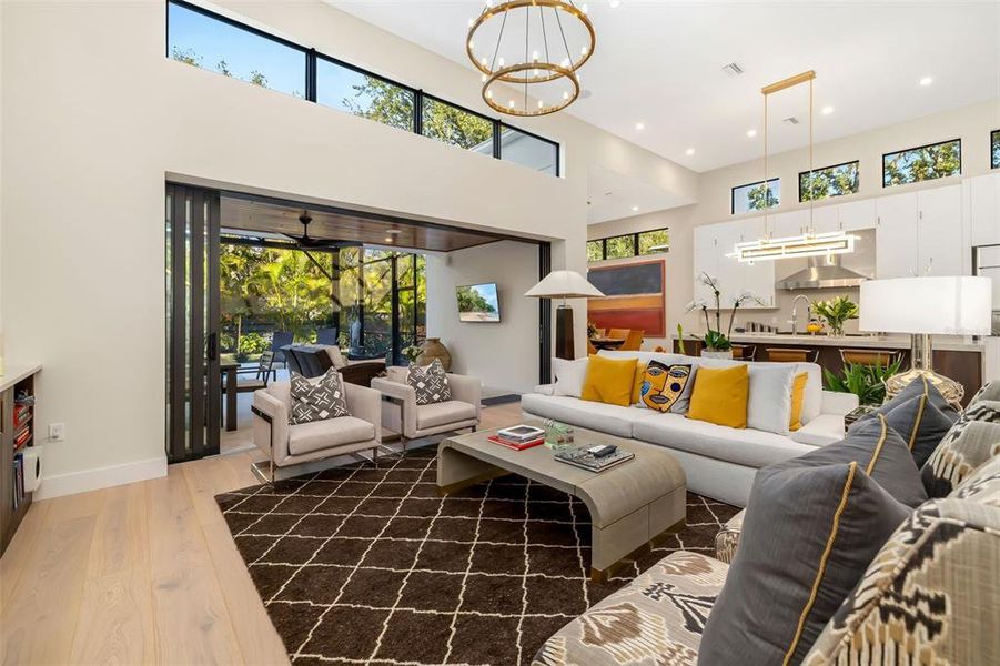 Furnished interior view inside a new home in , Sarasota (Image 21).