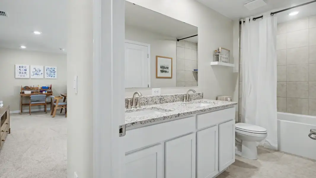 Furnished interior view inside a new home in Malabar Springs, Palm Bay (Image 19).