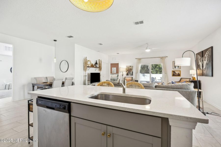 Furnished interior view inside a new home in Wilford Preserve, Orange Park (Image 8). Furnished interior view inside a new home in Wilford Preserve, Orange Park (Image 8).