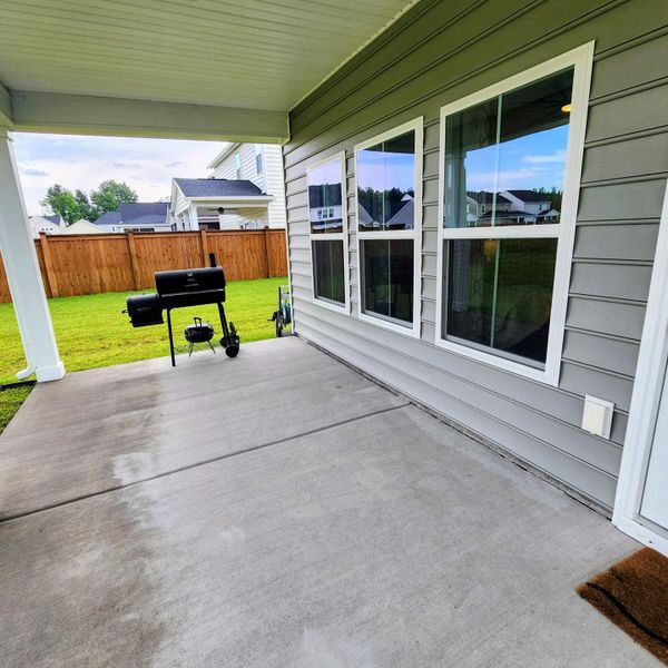 Exterior details and patio area of a home in , Summerville (Image 26). Exterior details and patio area of a home in , Summerville (Image 26).