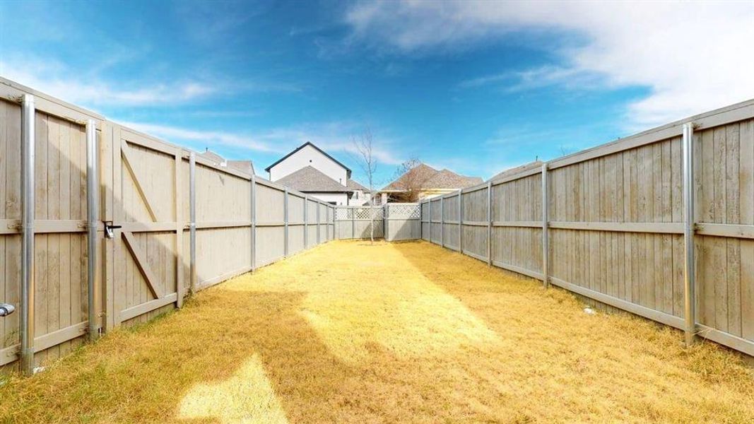 Exterior details and patio area of a home in Pecan Square: 40ft. lots, Northlake (Image 3).