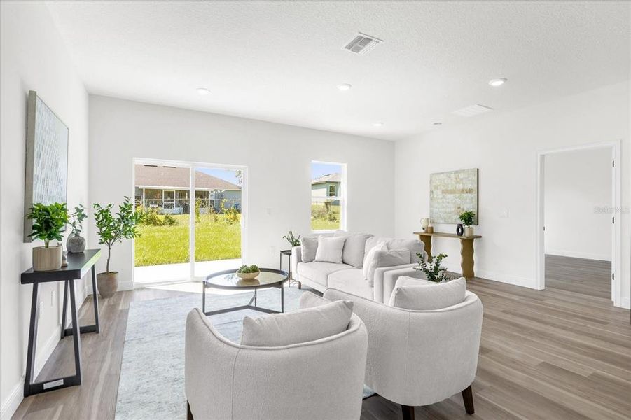 Furnished interior view inside a new home in , Ocala (Image 9). Furnished interior view inside a new home in , Ocala (Image 9).