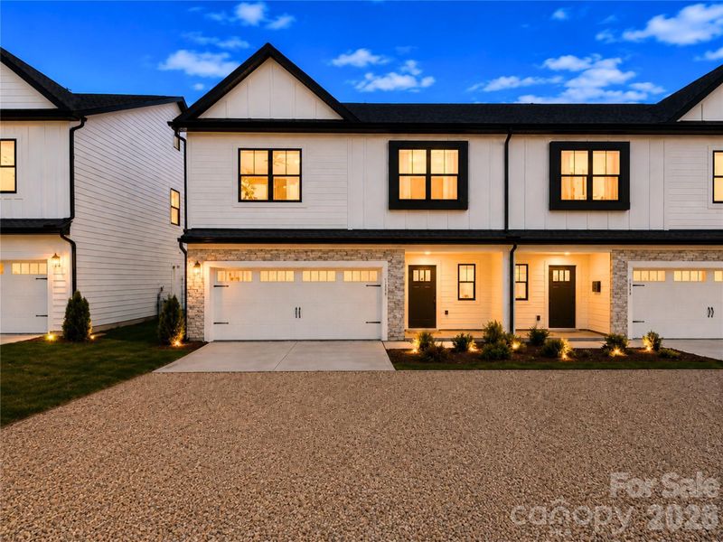 Front exterior of a new home in , Charlotte, NC, highlighting curb appeal (Image 1). Front exterior of a new home in , Charlotte, NC, highlighting curb appeal (Image 1).