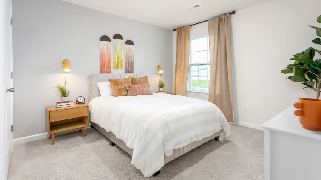 Furnished interior view inside a new home in North Village Townes, Greensboro (Image 21).