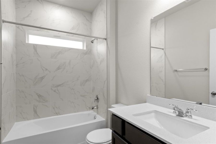 Furnished interior view inside a new home in Sonterra, Jarrell (Image 15).