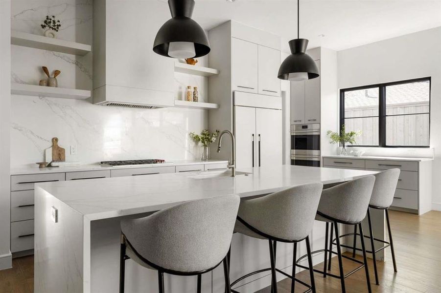 Furnished interior view inside a new home in , Dallas (Image 15).