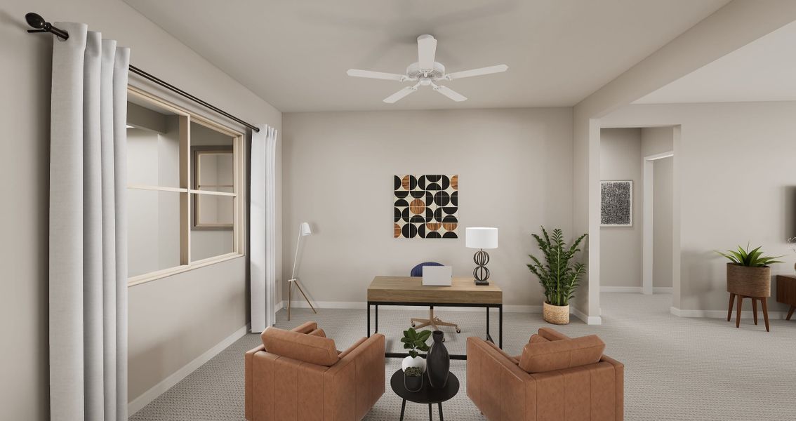 Furnished interior view inside a new home in Blossom Rock, Apache Junction (Image 8). Furnished interior view inside a new home in Blossom Rock, Apache Junction (Image 8).