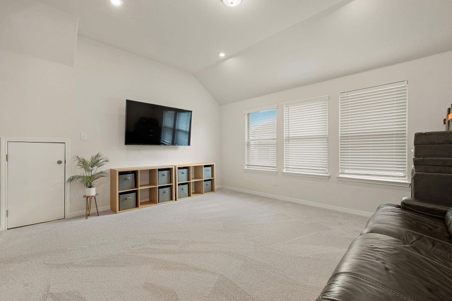 Additional attic space sits just beyond the room, giving you the option to expand and create even more usable square footage