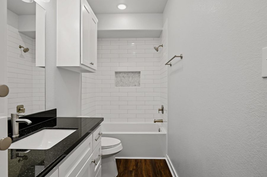 Furnished interior view inside a new home in , Conroe (Image 9). Furnished interior view inside a new home in , Conroe (Image 9).