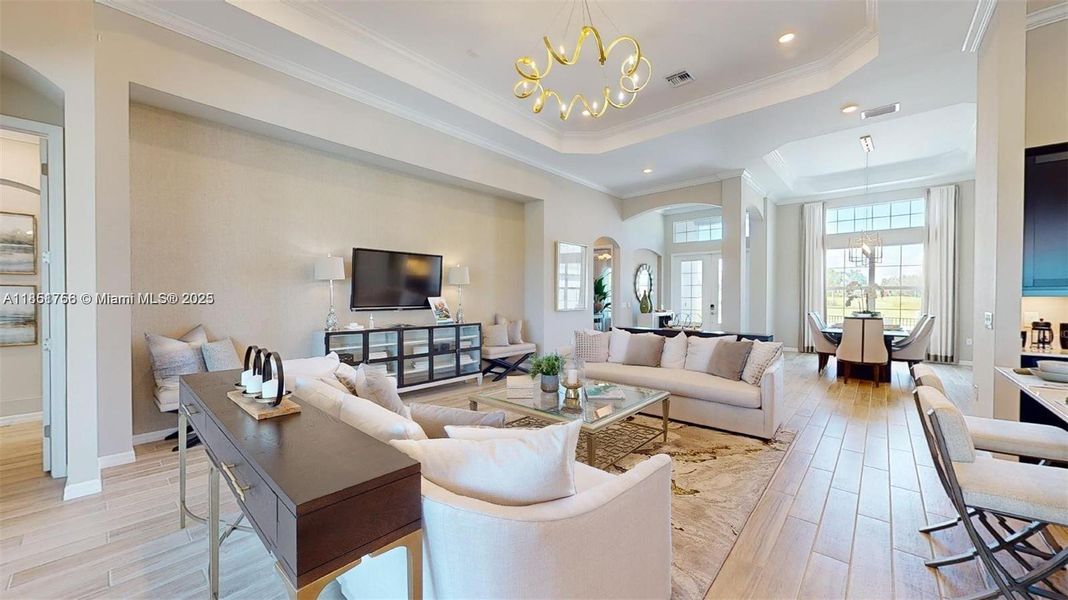 Furnished interior view inside a new home in , Immokalee (Image 9).